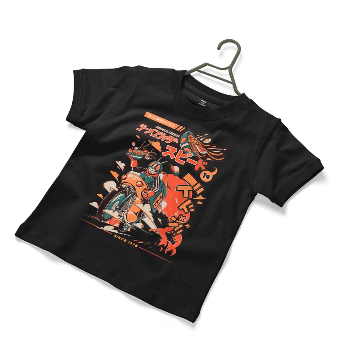GENERICO - Polera Infantil Kamen Rider - Negro