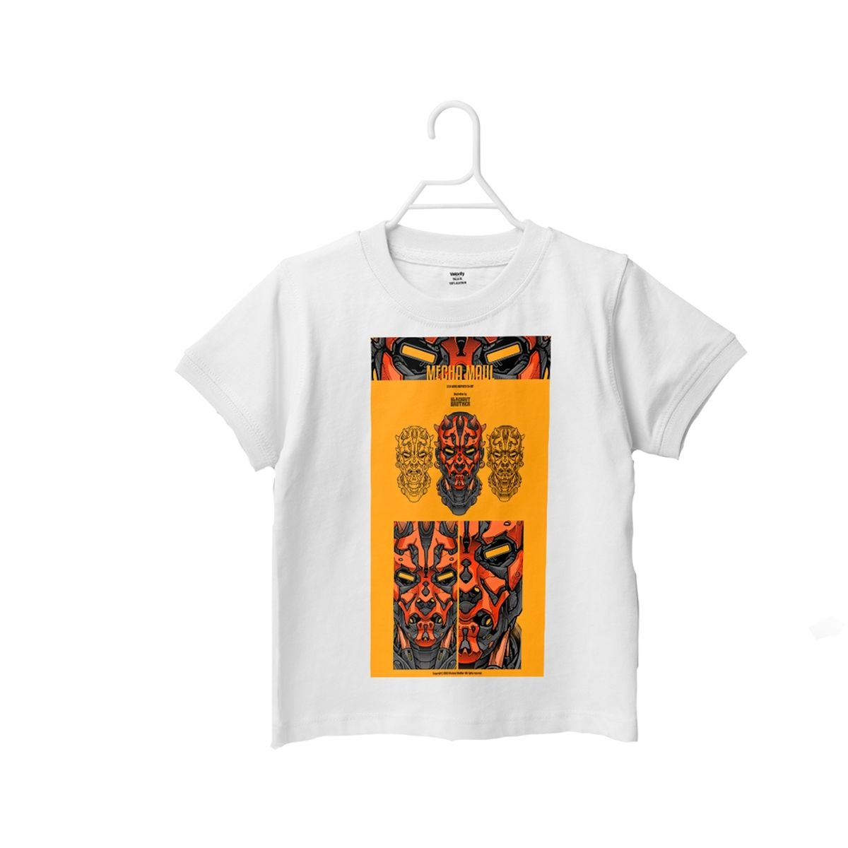 GENERICO - Polera Infantil Mecha Maul - Blanco