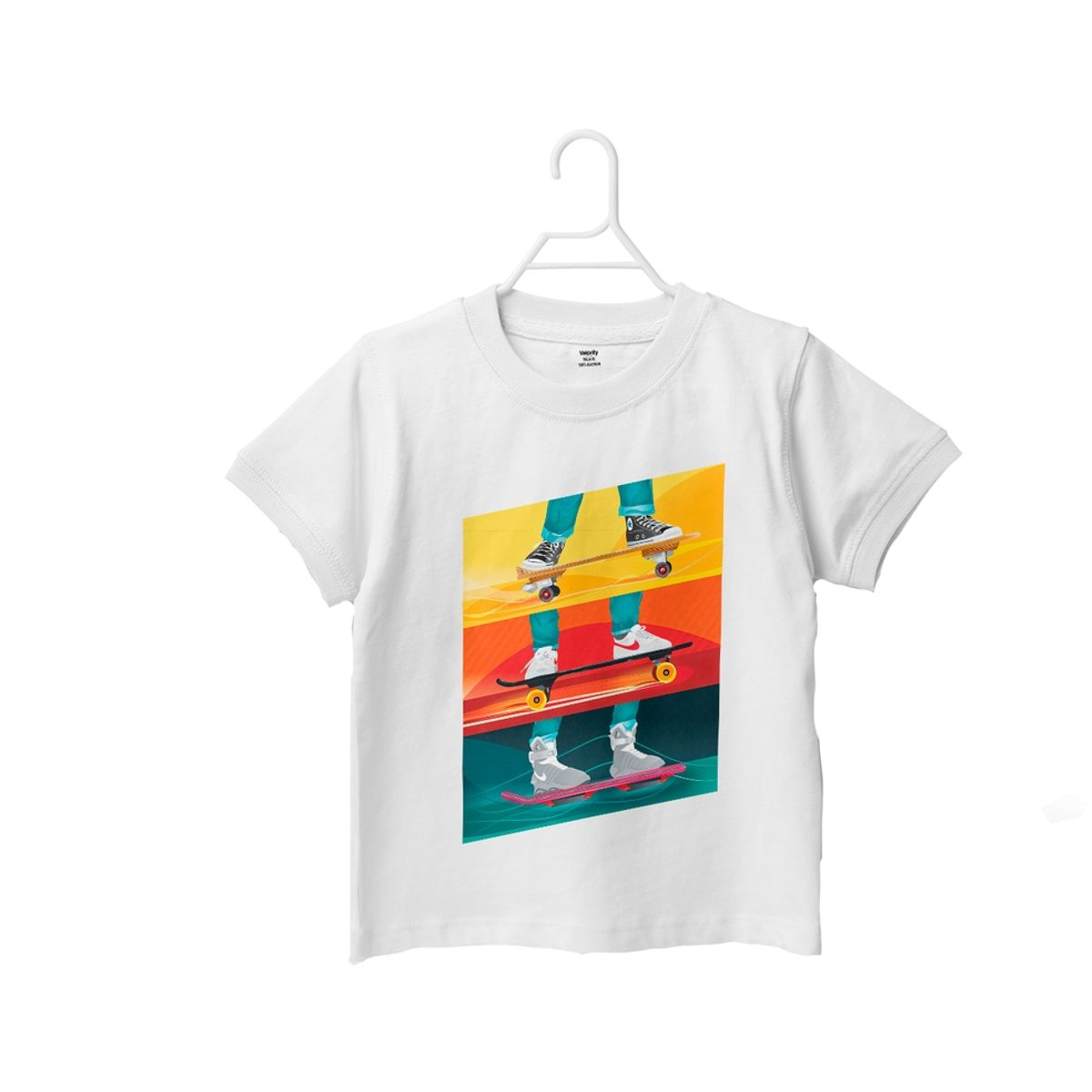 GENERICO - Polera Infantil Marty Mcfly - Blanco
