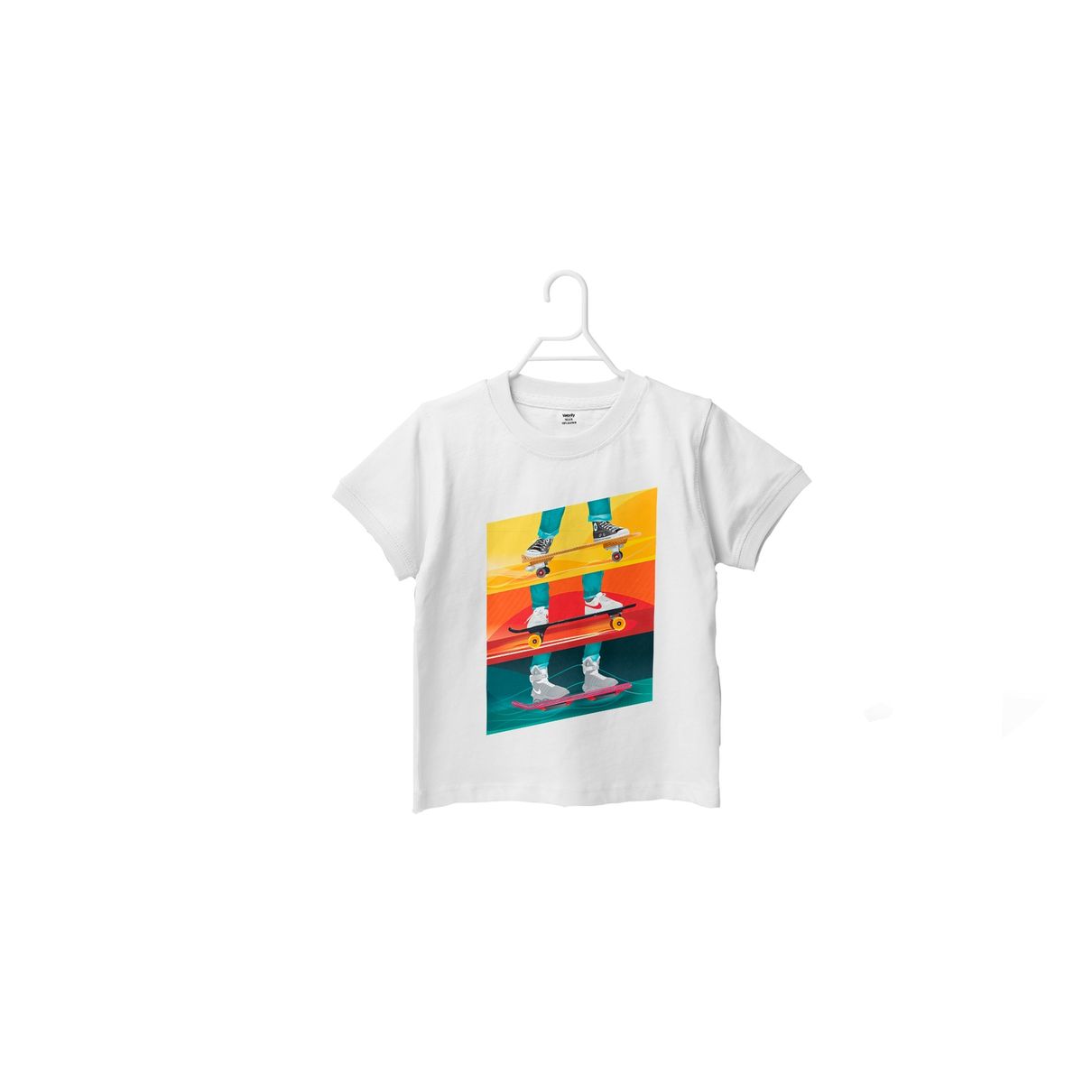 GENERICO - Polera Infantil Marty Mcfly - Blanco