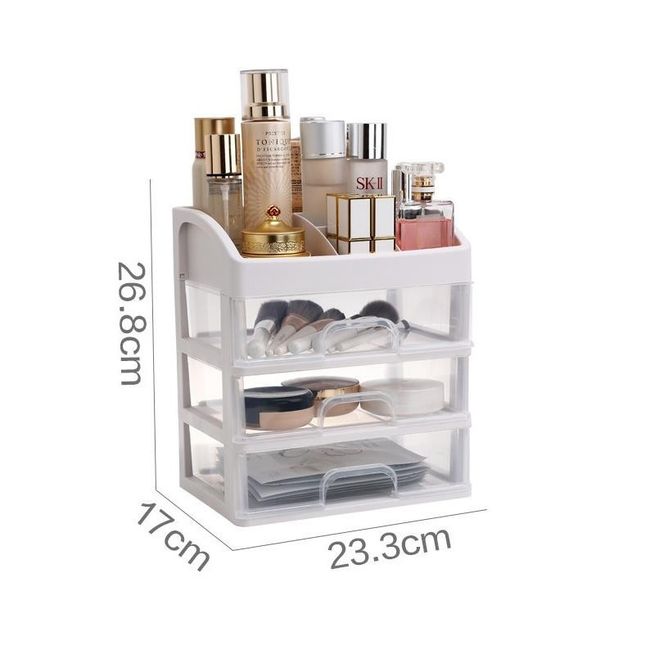 GENERICO - Cosmetiquero Organizador De Maquillaje Portatil Con Gabetas Hogar