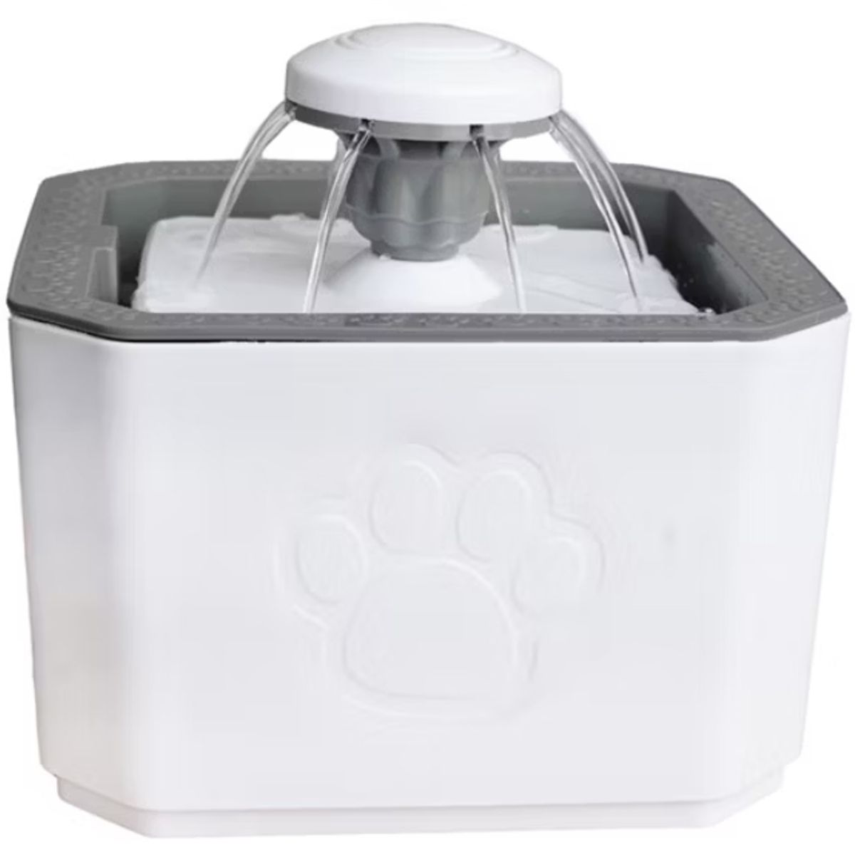 GENERICO - Fuente Dispensador De Agua Eléctrico Gatos Y Perros Gris