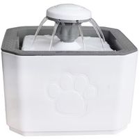 Fuente Dispensador De Agua Eléctrico Gatos Y Perros Gris