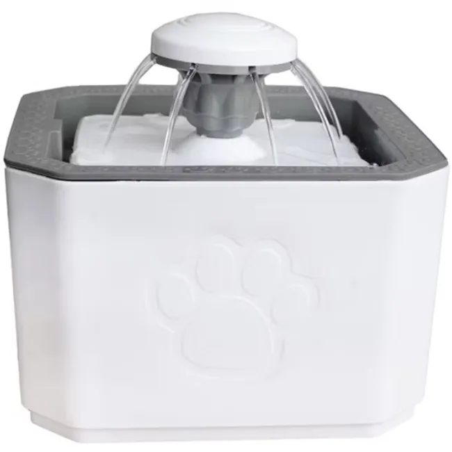 GENERICO - Fuente Dispensador De Agua Eléctrico Gatos Y Perros Gris
