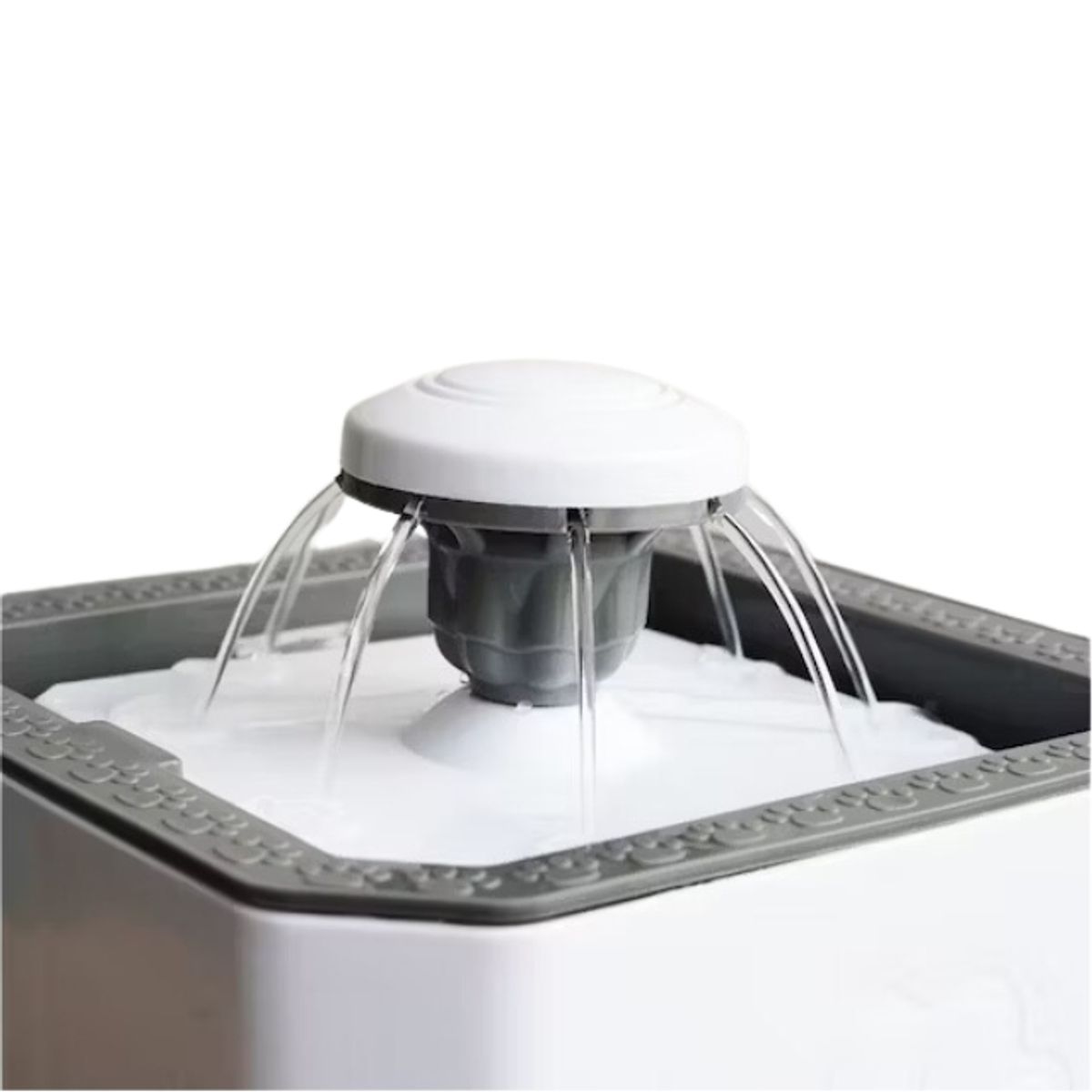 GENERICO - Fuente Dispensador De Agua Eléctrico Gatos Y Perros Gris