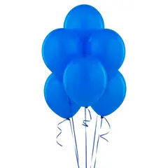 GLAM - Globos Lisos 25pcs Decoración Cumpleaños Azul