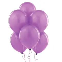 GLAM - Globos Lisos 25pcs Decoración Cumpleaños Lila