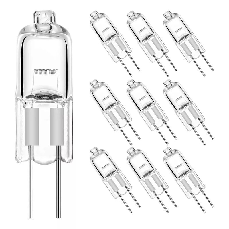 KUANGYE - Pack 10 Unid. Bombilla Halogeno G4 De 12v