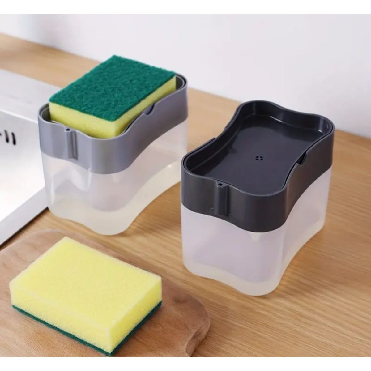 GENERICO - Duo Pack Dispensadores De Jabón Líquido Premium 2 En 1