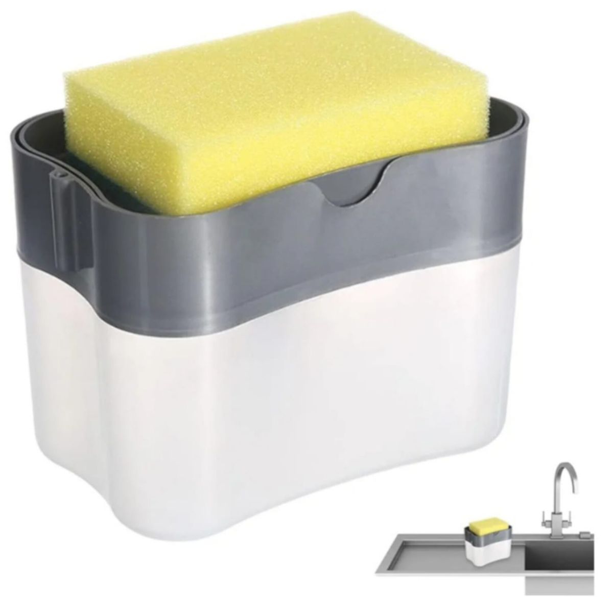 GENERICO - Duo Pack Dispensadores De Jabón Líquido Premium 2 En 1