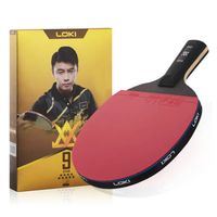 Paleta De Ping Pong 9 estrellas Carbono Mango Lapicero