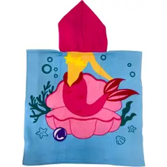 SEYS - TOALLAS DE BAÑO PLAYA Y PISCINA CON CAPUCHA NIÑOS NIÑAS 03 PACK 1