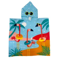 SEYS - TOALLAS DE BAÑO PLAYA Y PISCINA CON CAPUCHA NIÑOS NIÑAS 05 PACK 1