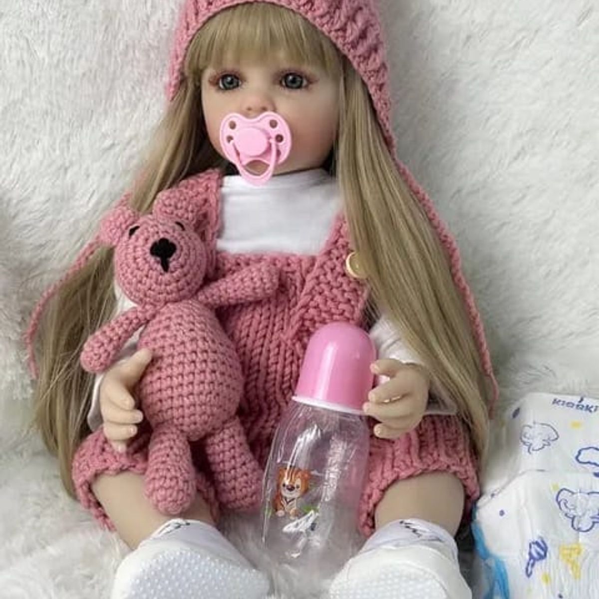 GENERICO - Muñeca Bebé Resborn Realista De Silicona