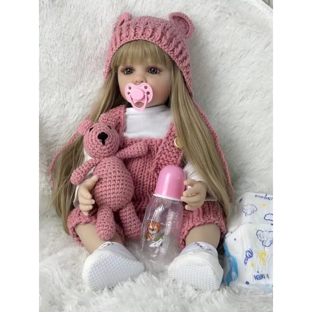 GENERICO - Muñeca Bebé Resborn Realista De Silicona