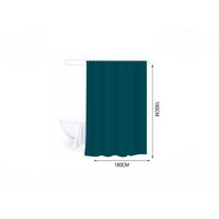 Cortina Ducha Baño 180x200 Decoración Verde