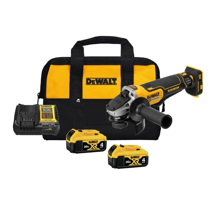 DEWALT - Esmeril Angular 4-1/2 20v + 2 Bat 4ah Dewalt Dcg413M2