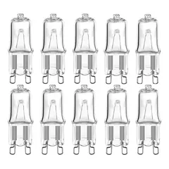 KUANGYE - 10 Unidades Ampolletas Halogenas G9 60w