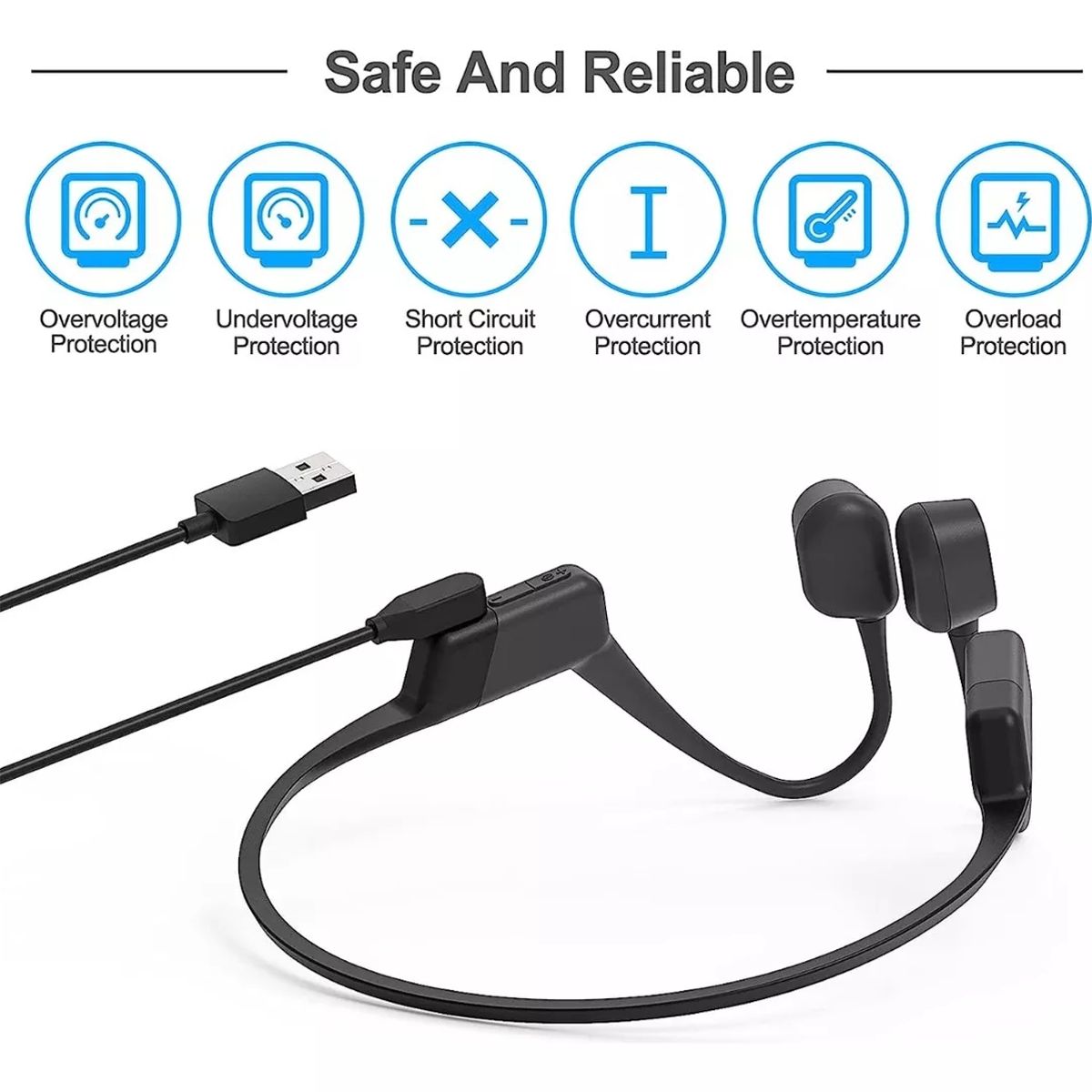 KUANGYE - Cargador Para Audífono Aftershokz aeropex openrun opencomm