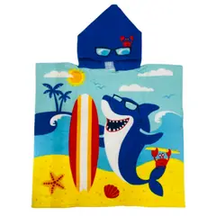 SEYS - TOALLAS DE BAÑO PLAYA Y PISCINA CON CAPUCHA NIÑOS NIÑAS 12 PACK 1