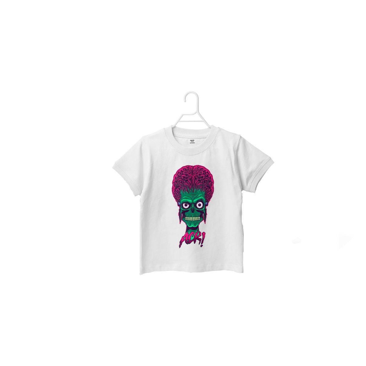 GENERICO - Polera Infantil Mars Attacks - Blanco