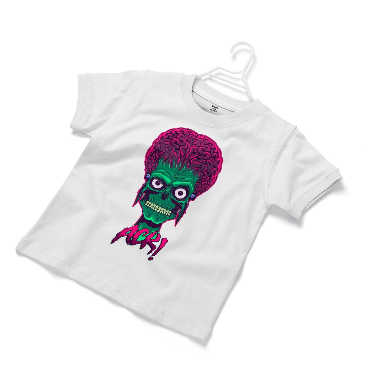 GENERICO - Polera Infantil Mars Attacks - Blanco