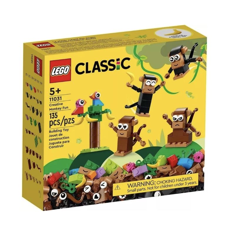 LEGO - Lego Set Classic Diversión Creativa - Simios 11031
