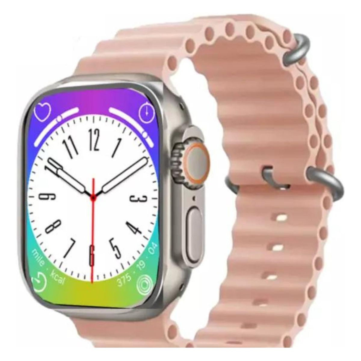 UNIVERSAL - Reloj T900 Ultra Smartwatch Rosado  Realiza Llamadas