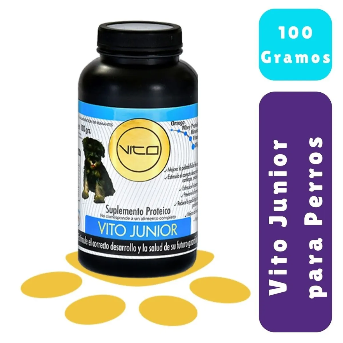 VITO - Vito Perros Junior 100gr - Suplemento Proteíco y Mineral