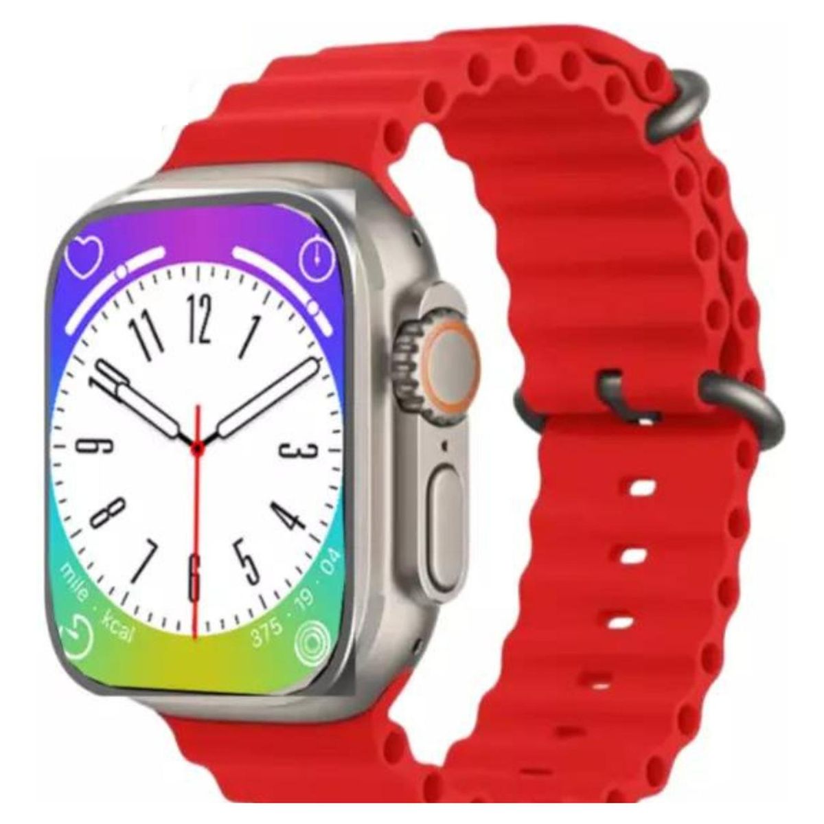 UNIVERSAL - Reloj T900 Ultra Smartwatch Rojo  Recibe Llamadas