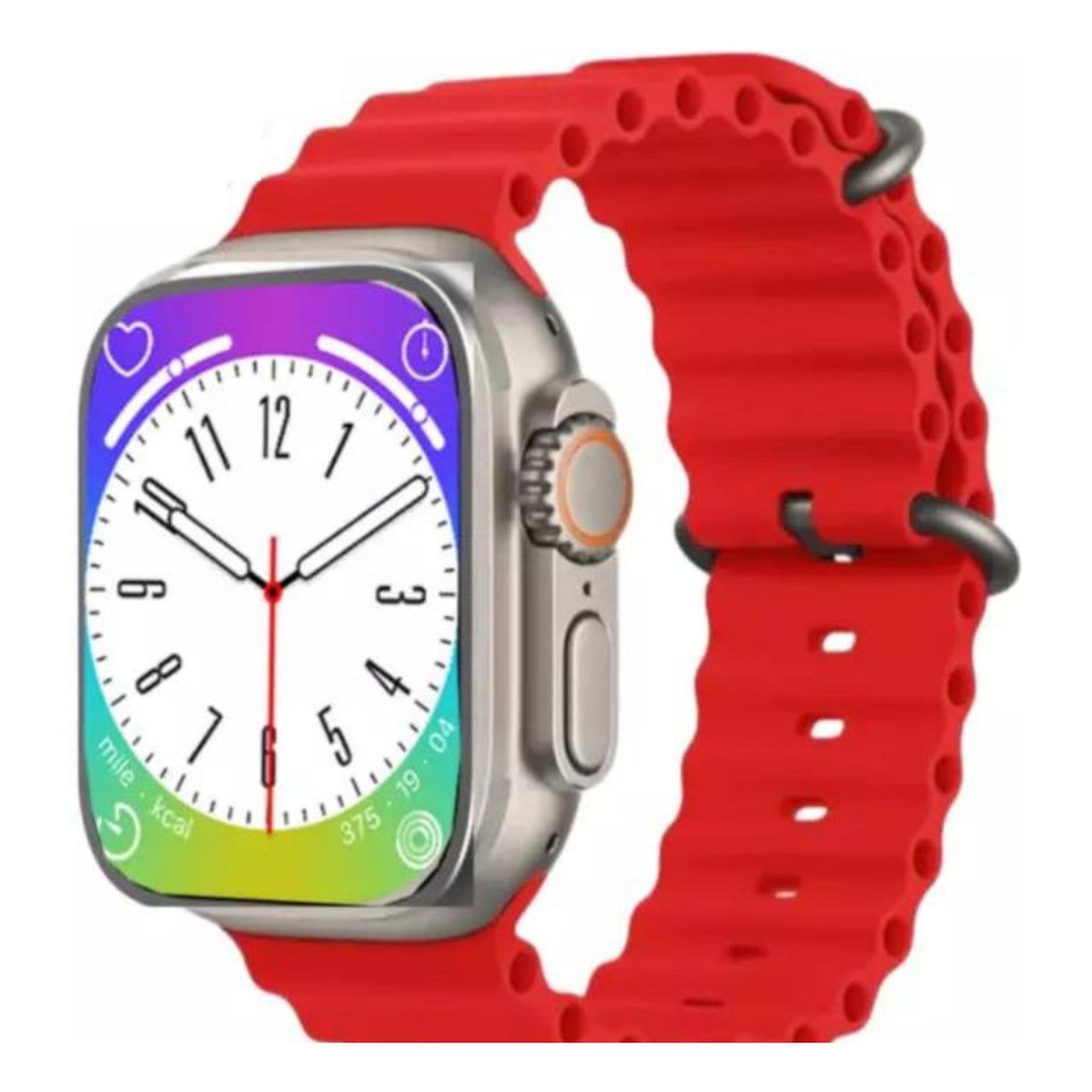UNIVERSAL - Reloj T900 Ultra Smartwatch Rojo  Recibe Llamadas