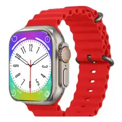 UNIVERSAL - Reloj T900 Ultra Smartwatch Rojo Recibe Llamadas