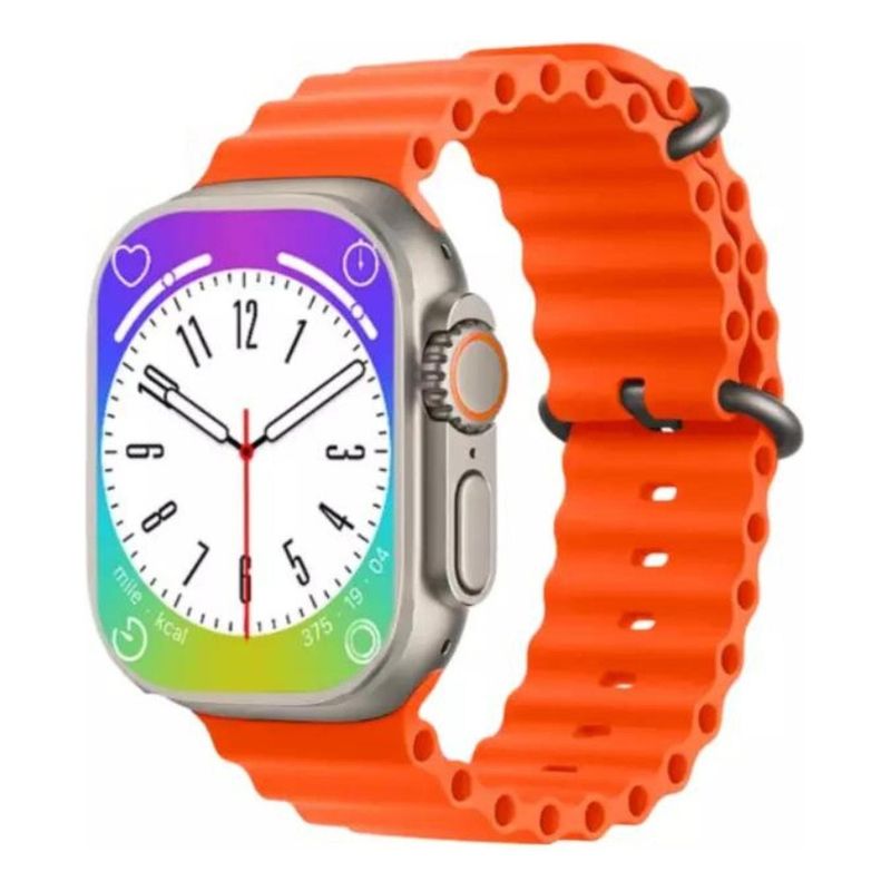 UNIVERSAL - Reloj T900 Ultra Smartwatch Naranjo / Realiza Llamadas