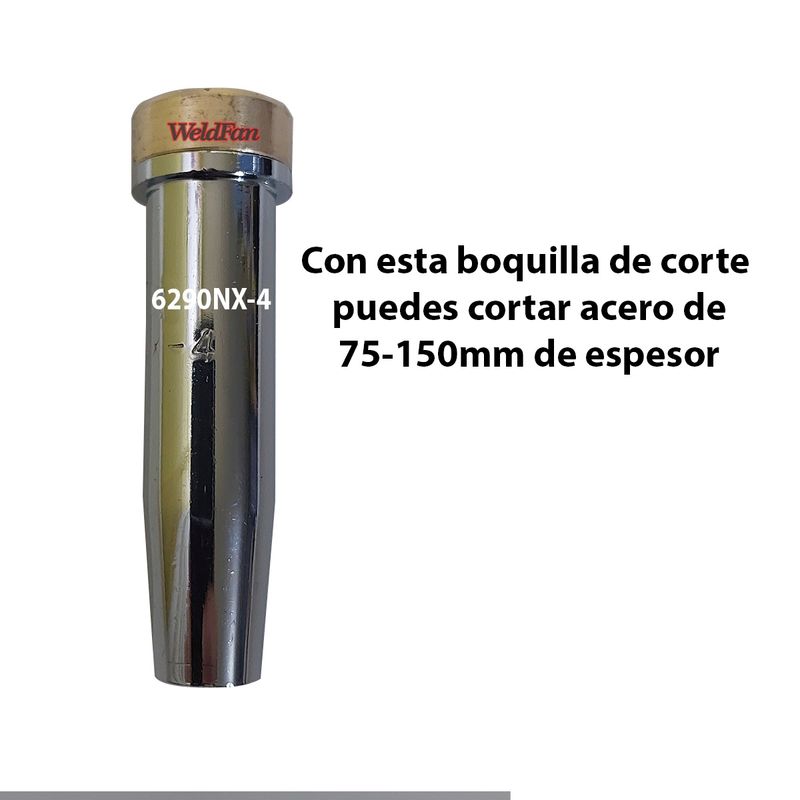 GENERICO - Boquilla De Oxicorte 6290nx-4 Soplete Propano Tipo Harris