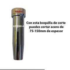 GENERICO - Boquilla De Oxicorte 6290nx-4 Soplete Propano Tipo Harris