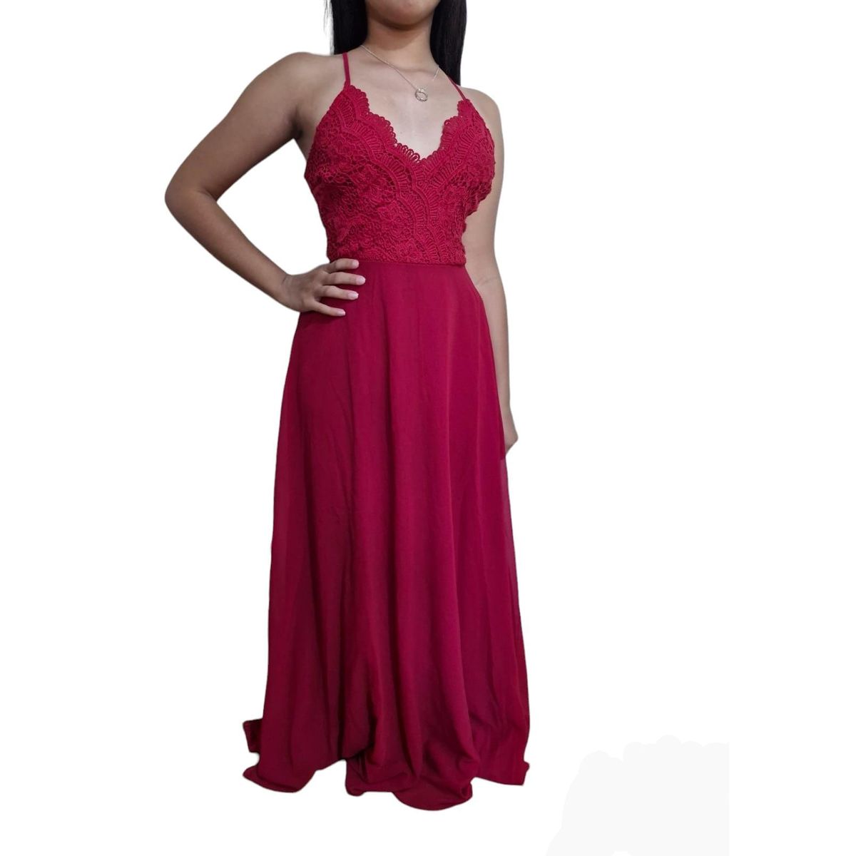 LUNA - Vestido De Gala Fiesta Noche Rojo 2366