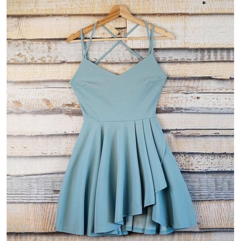 LUNA - Vestido Midi Verde Menta Para Fiesta Coctel Gala 8513