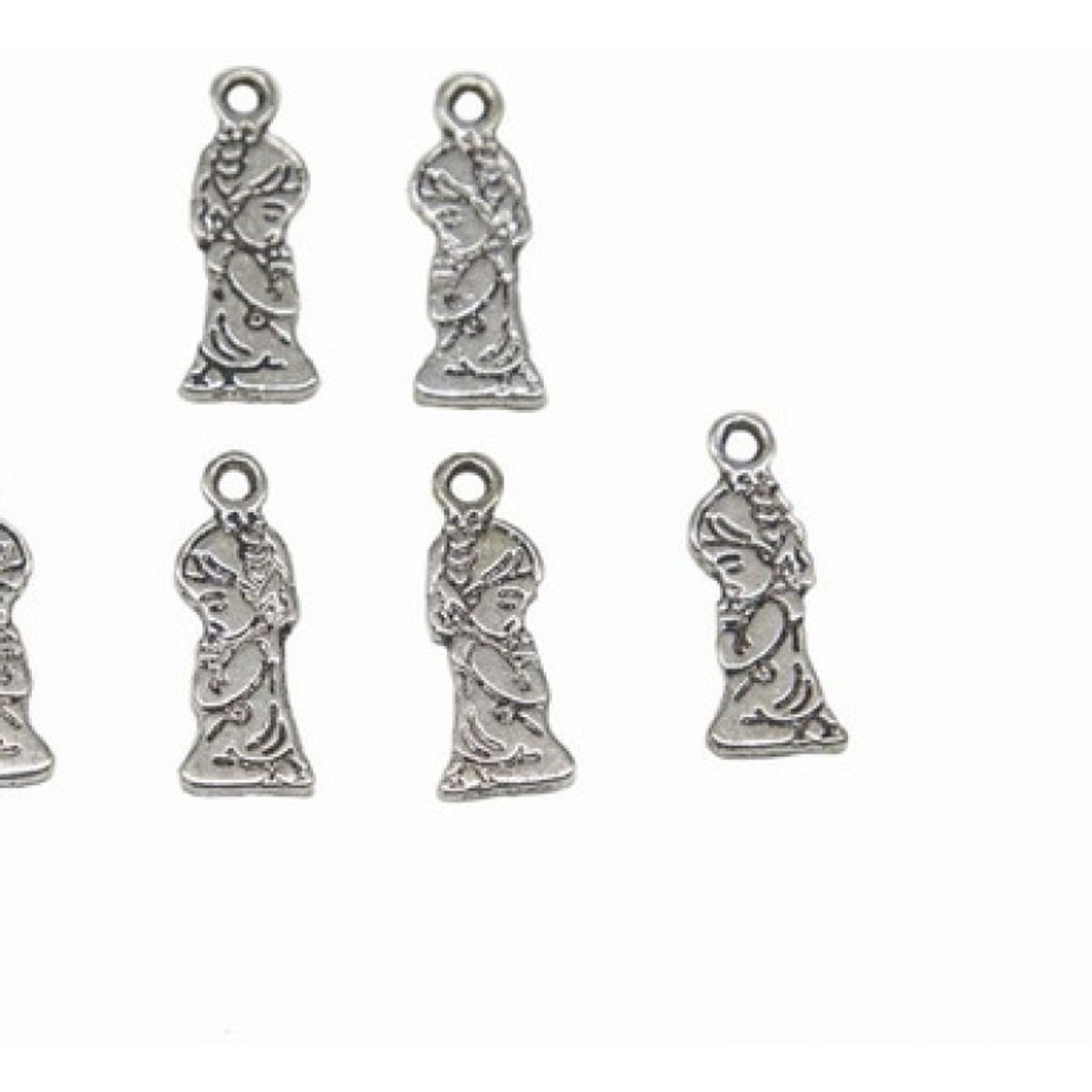 ALEMDALINDA - Dijes Chiche Bisutería Pack 50 Unds Modelo Niña Rezando Ch27