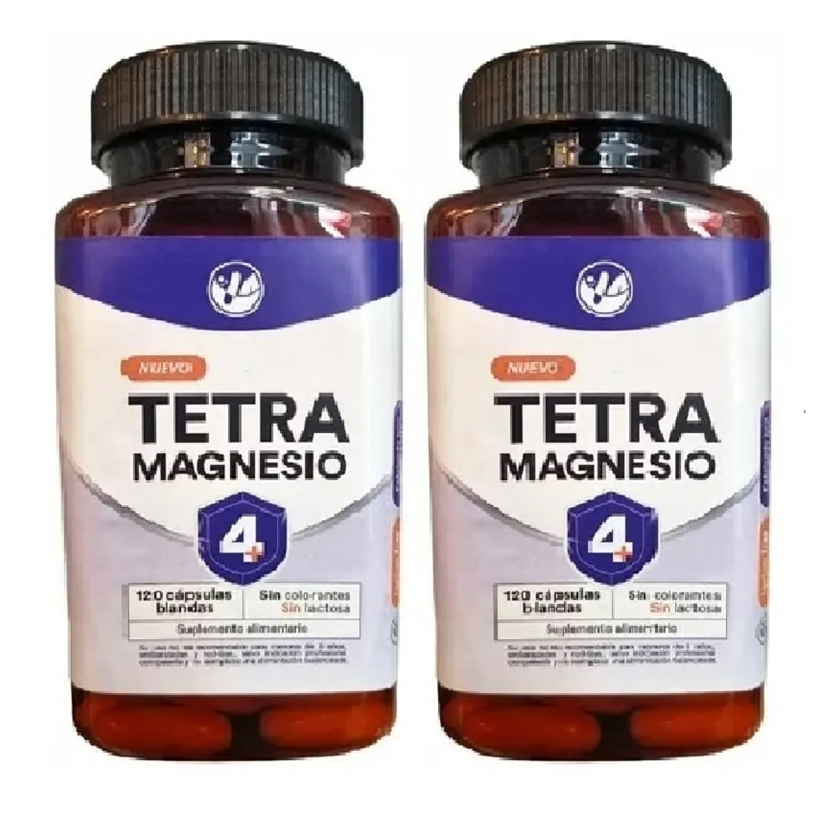 NATURAL FARM - Tetra Magnesio Nf 2 Frascos 240 Caps 2x120. Blandas