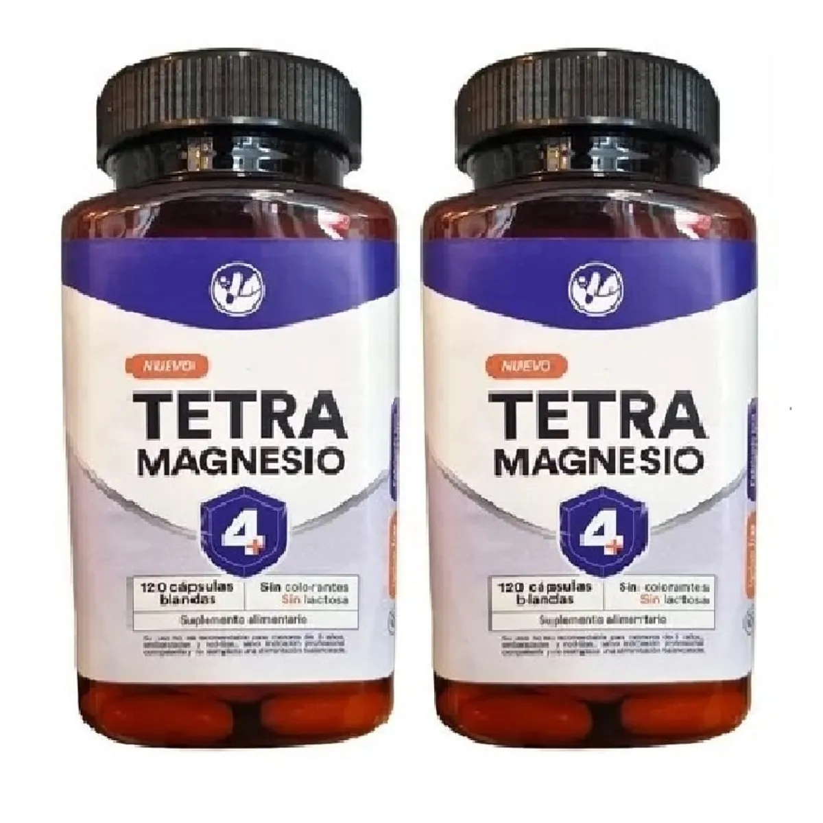 NATURAL FARM - Tetra Magnesio Nf 2 Frascos 240 Caps 2x120. Blandas