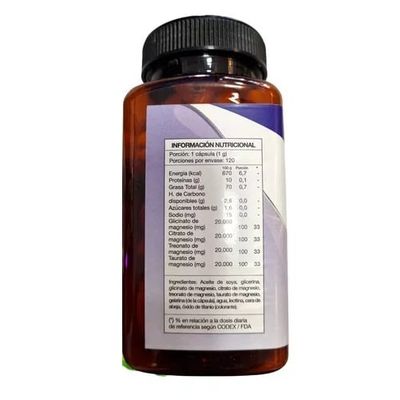 Imagen 2 del producto Tetra Magnesio Nf 2 Frascos 240 Caps 2x120. Blandas