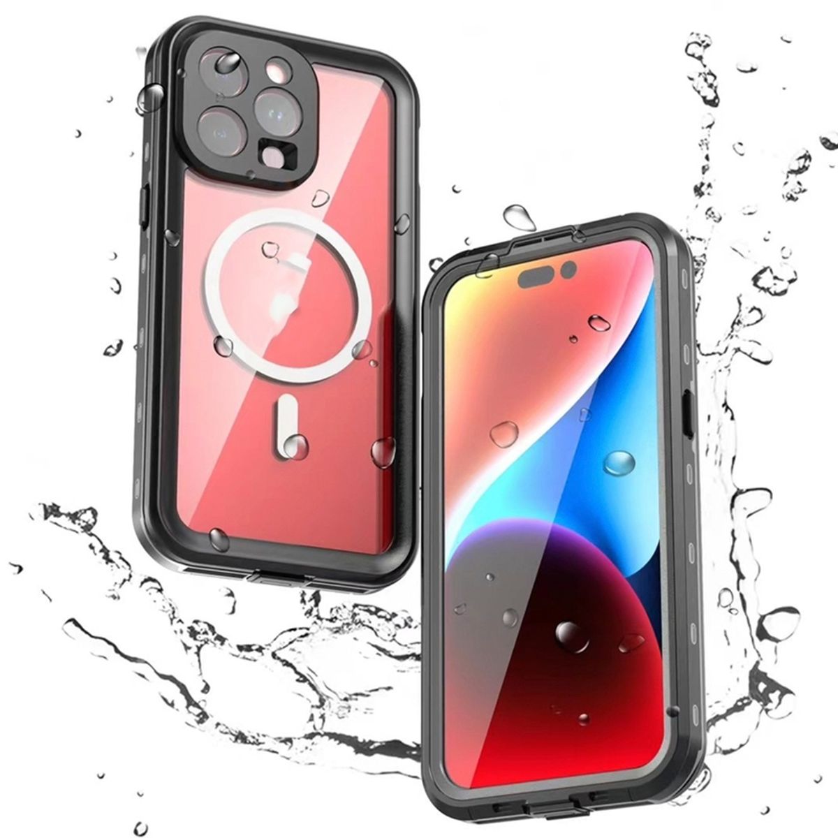 GENERICO - Carcasa Blindada Para iPhone 15 Waterproof Antigolpes
