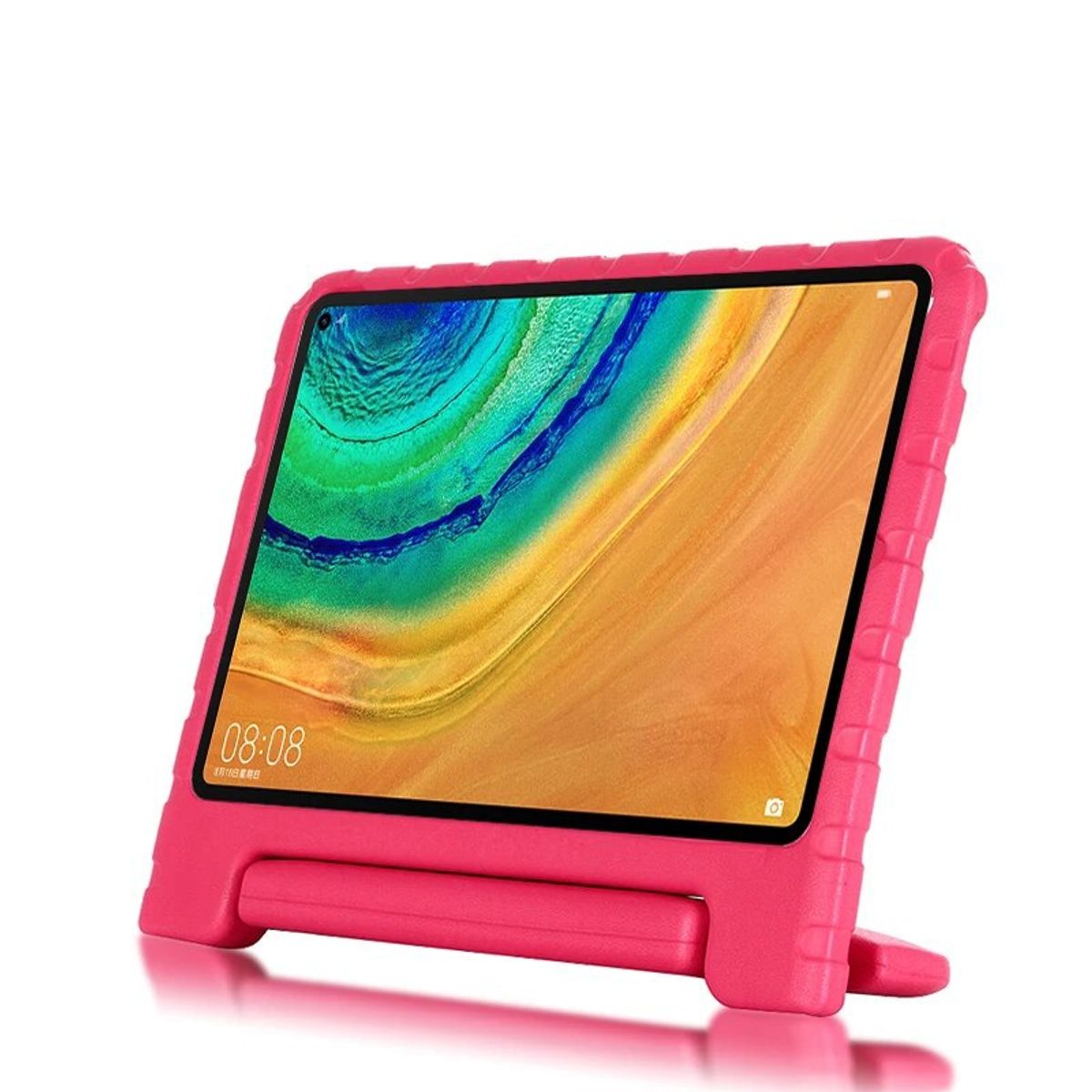 GENERICO - Funda Antigolpes Para iPad 10.2 Para Niños Rosado