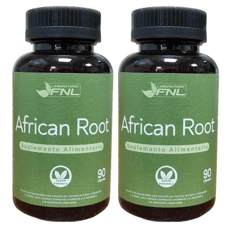 FNL - African Root (ashwagandha) Fnl 180 Caps 2x90.  Vegan
