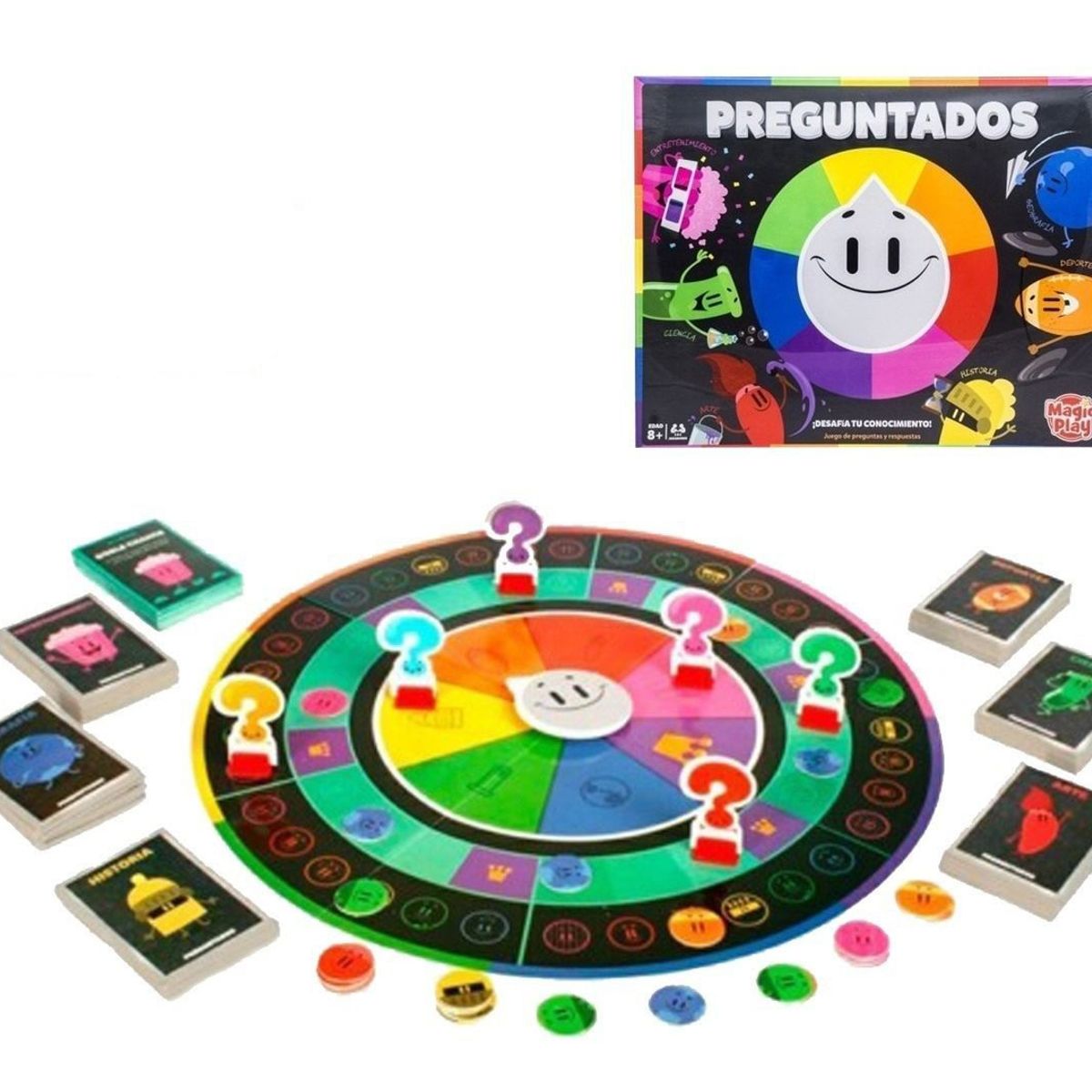 PLAYFUN - Preguntados - Juego De Mesa De Trivia - Español
