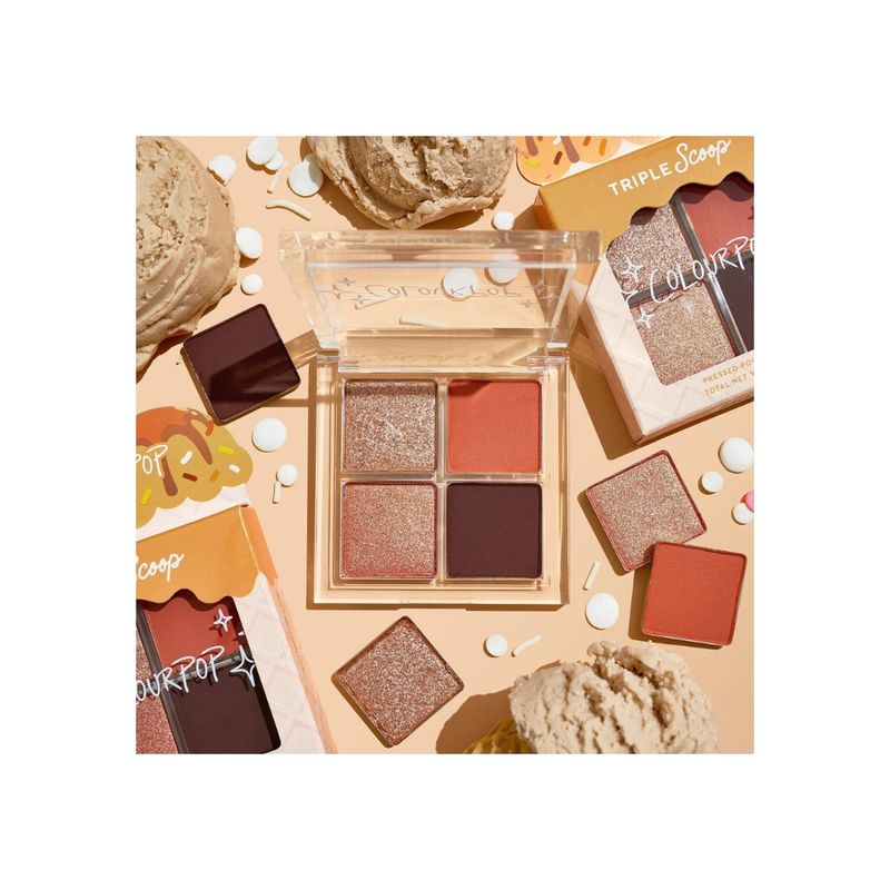 COLOURPOP - Paleta De Sombra Triple Scoop Pressed Powder  Colourpop