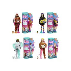 MATTEL - Muñeca Barbie Cutie Reveal Animales De La Selva