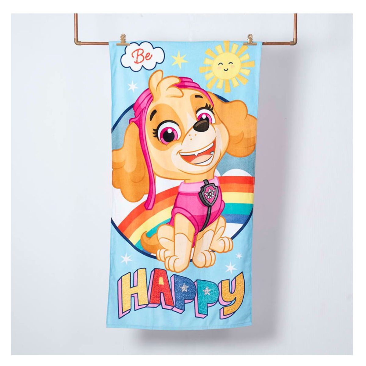 GENERICO - Toalla De Playa Infantil - Paw Patrol Be Happy