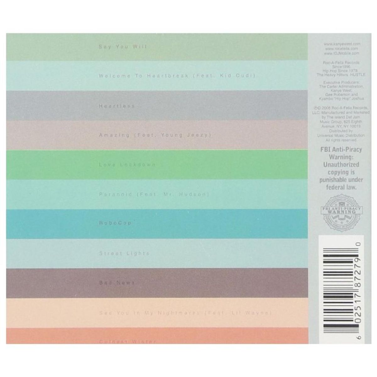 HITWAY MUSIC - KANYE WEST - 808S & HEARTBREAK - CD HITWAY MUSIC