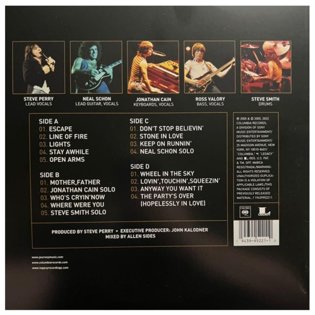 HITWAY MUSIC - JOURNEY - LIVE IN HOUSTON THE ESCAPE TOUR 19812LP- VINILO